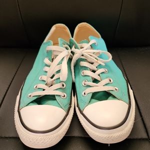 Converse Teal Shoes Women's Size 9